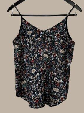 T Tahari | Gothic Botanical Spaghetti Strap Camisole - Size Small - NWOT